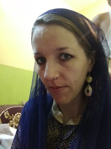 My somewhat attempts at getting dressed up for an Indian wedding... not quite the same!