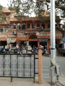 The old quarters of Jaipur the reason it's called the Pink City!